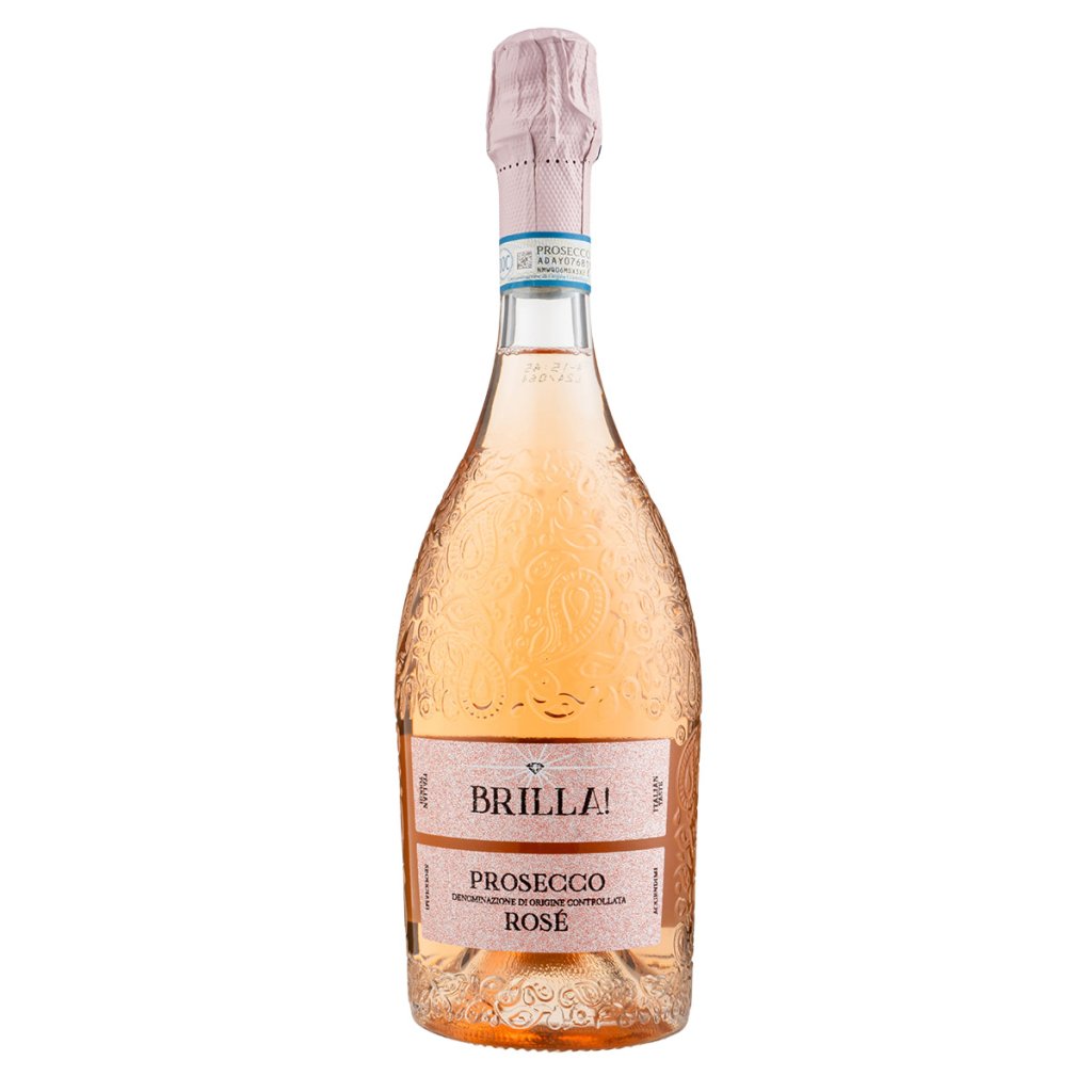 Prosecco Spumante Rosé, Extra Dry, BRILLA